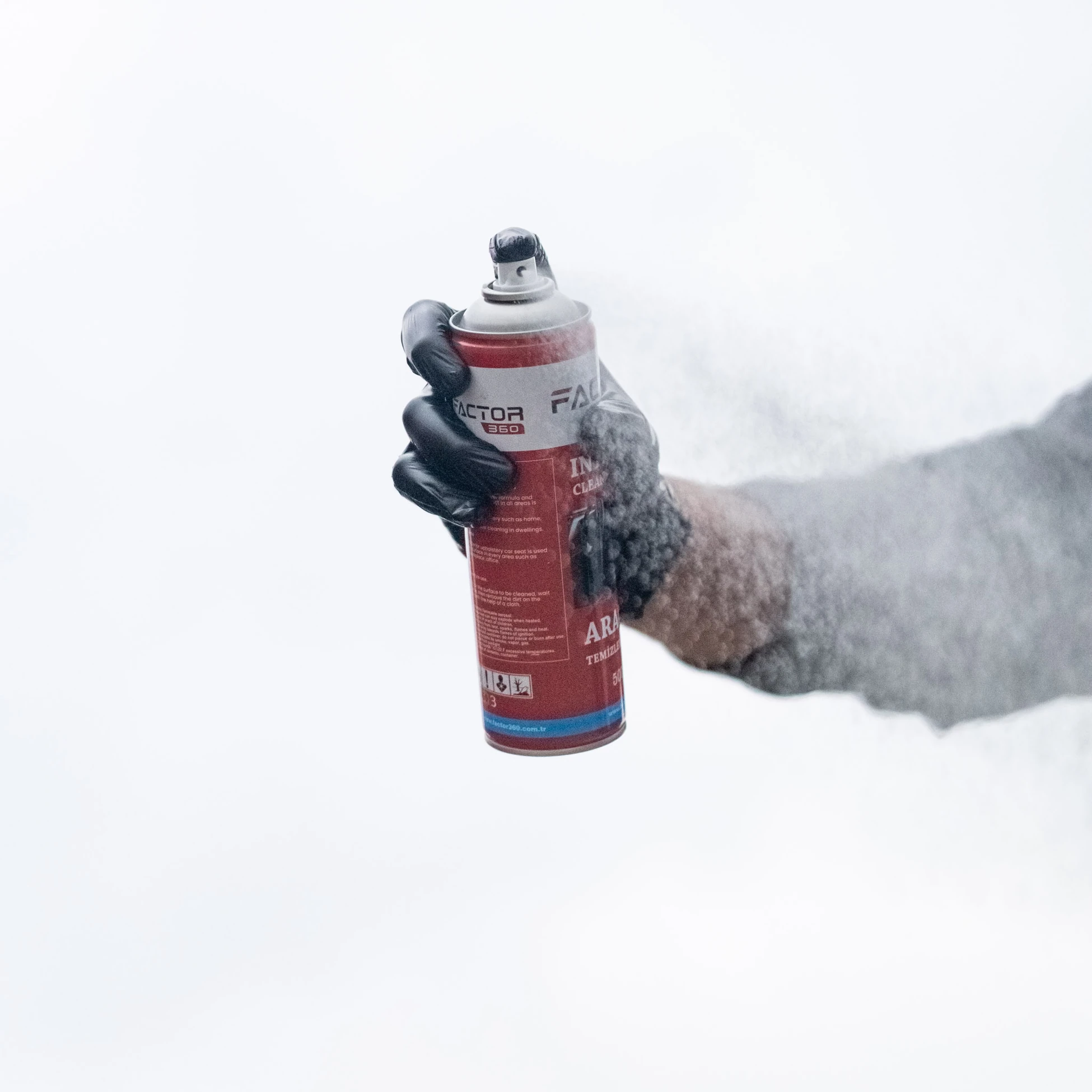 Factor360 Otomobil Araç İçi Temizleme Köpüğü Aerosol 500 ML