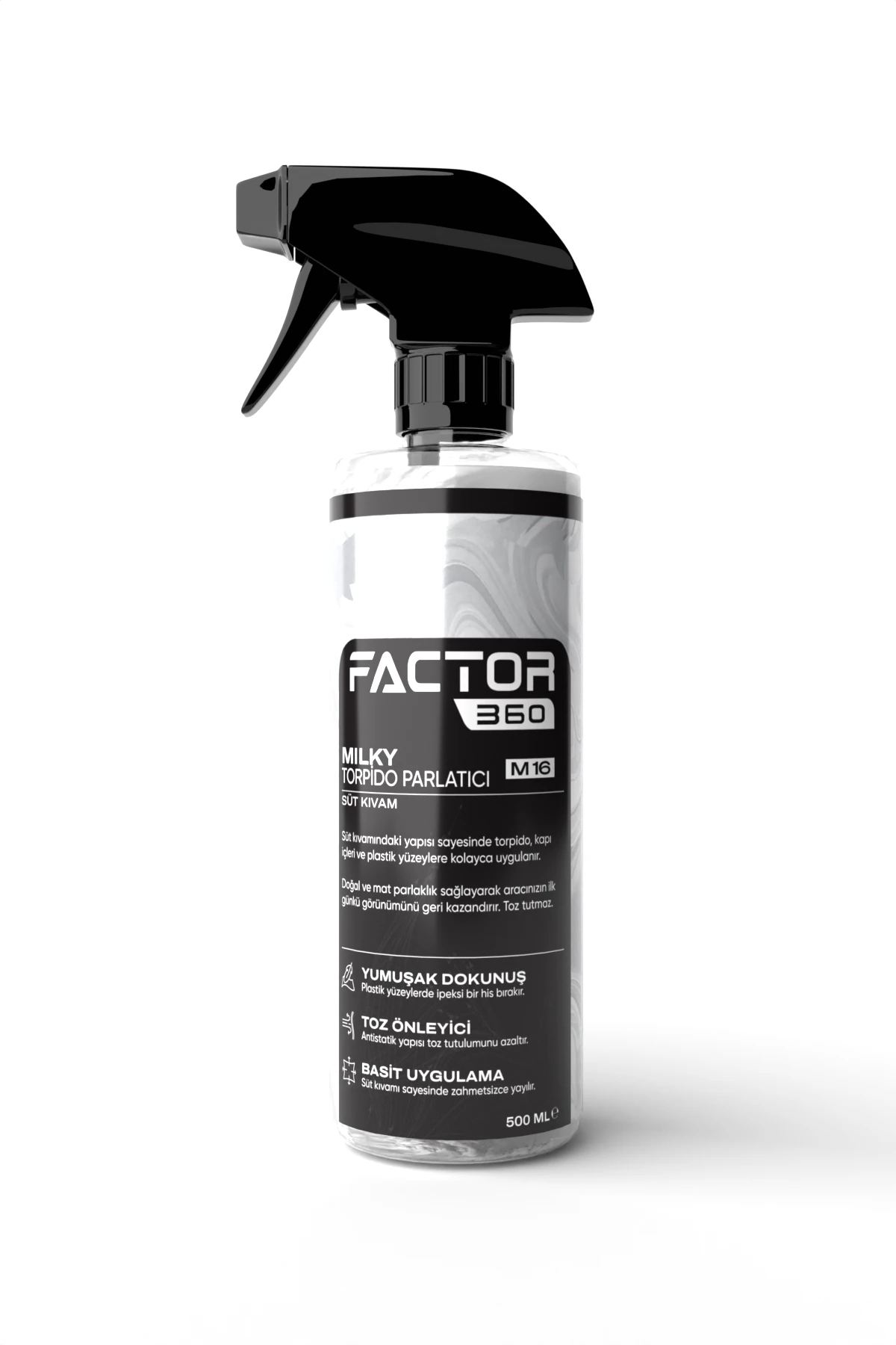 Factor360 Milky Torpido Parlatıcı Süt 500 ML