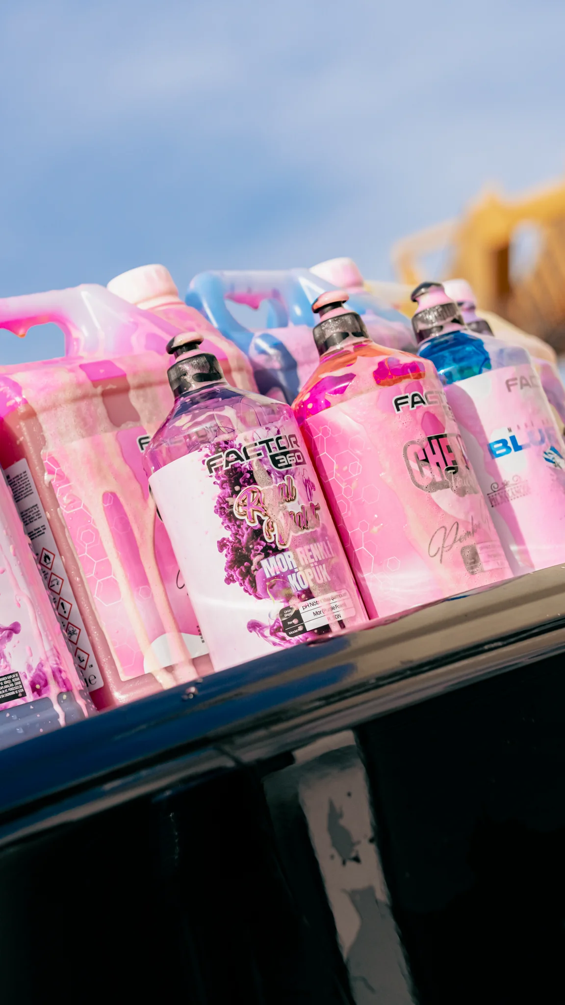 Factor360 Royal Violet Mor Renkli Oto Yıkama Köpüğü Oto Şampuan 1 L