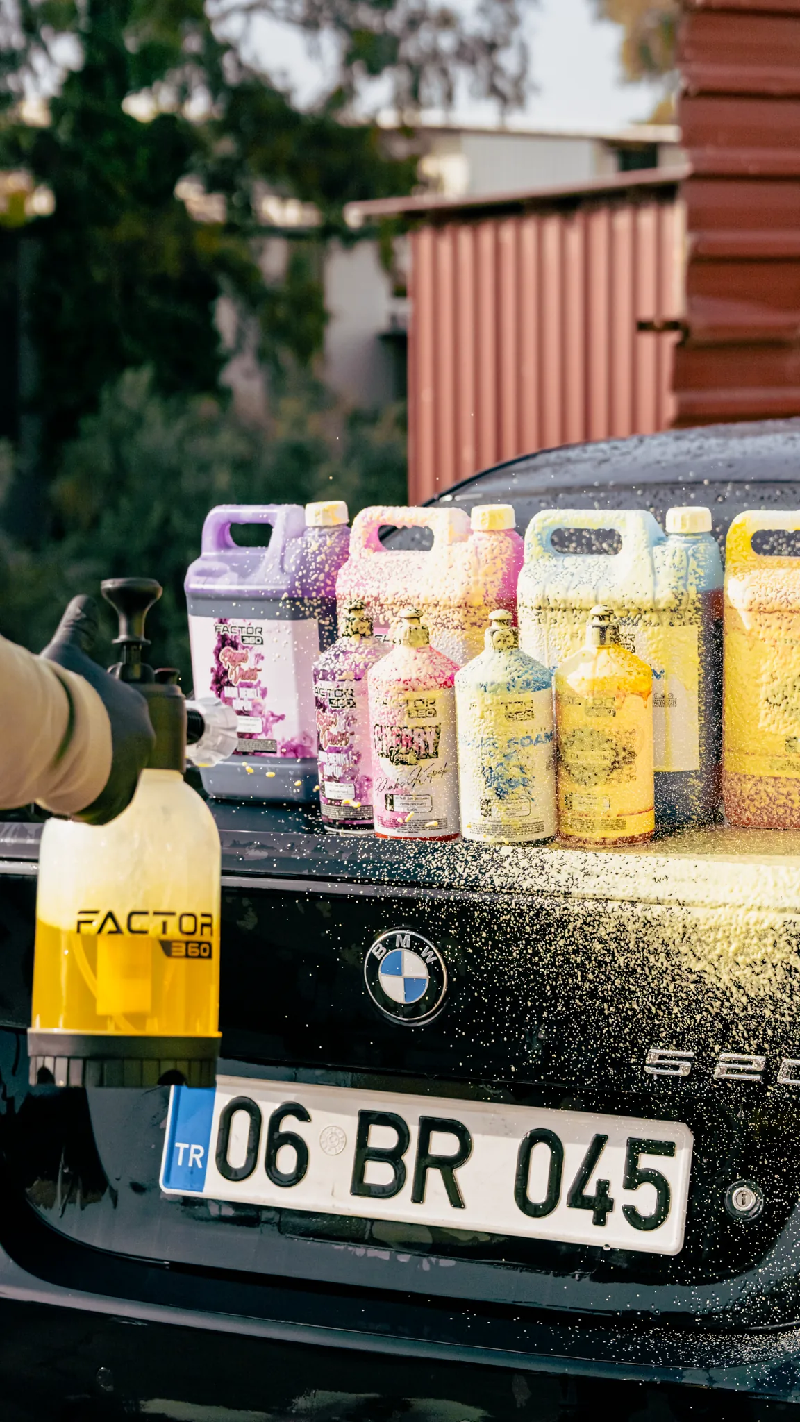 Factor360 Yellow Foam Sarı Renkli Oto Yıkama Köpüğü Oto Şampuan 1 L