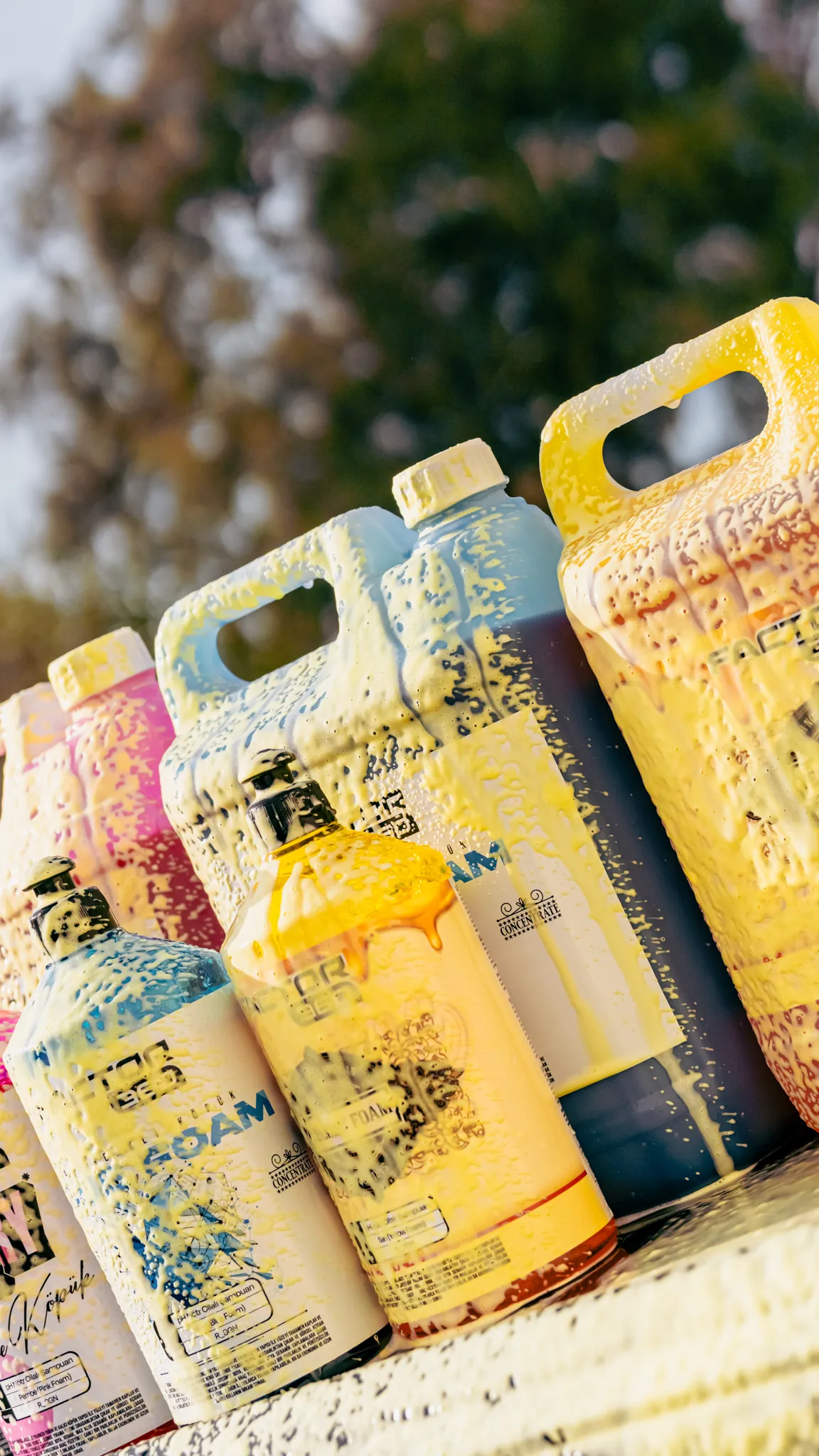 Factor360 Yellow Foam Sarı Renkli Oto Yıkama Köpüğü Oto Şampuan 1 L