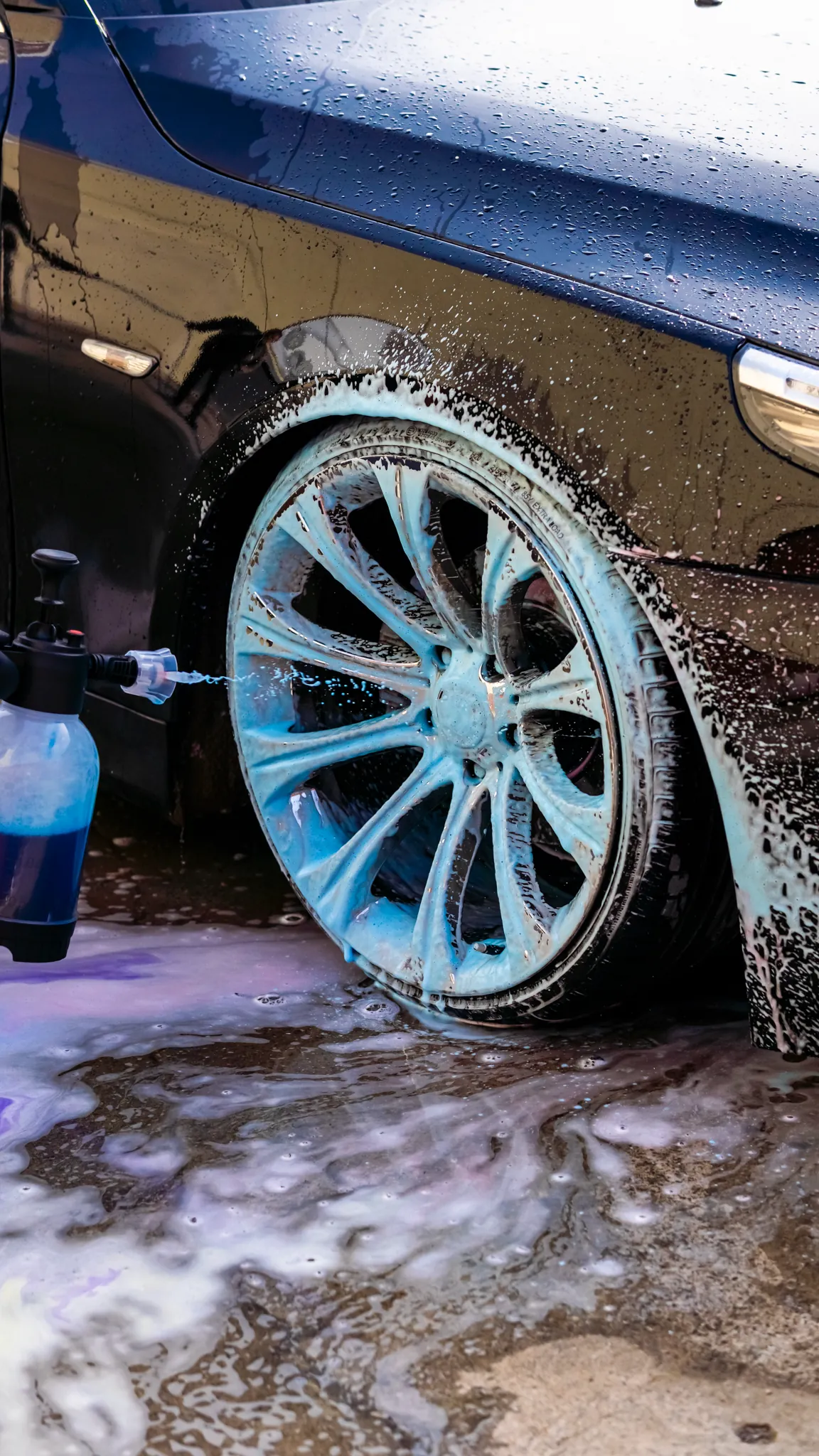 Factor360 Blue Foam Mavi Renkli Oto Yıkama Köpüğü Oto Şampuan 1 L